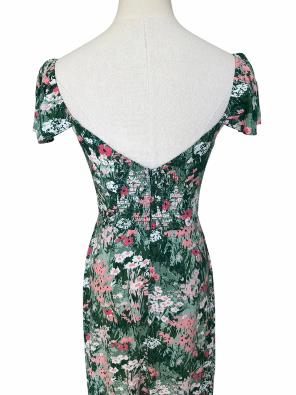 NEW Reformation Baxley Midi Dress in Bohemia Floral Sz 2 - Picture 7 of 13
